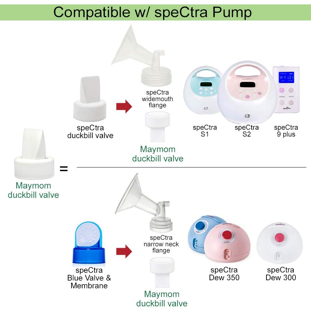 spectra breast pump parts