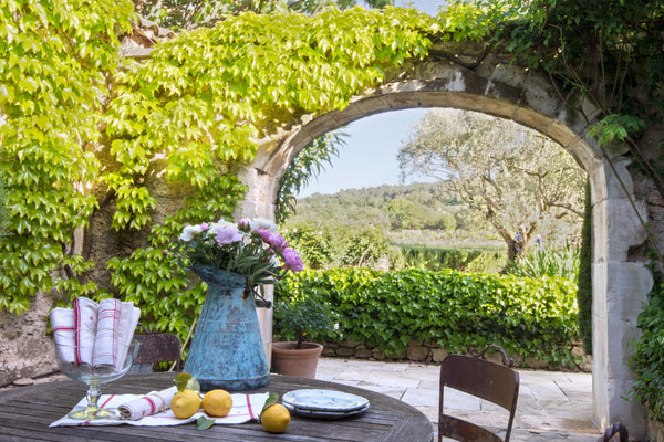 Classic French courtyard