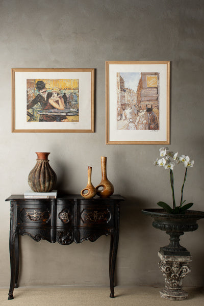 French vignette with antiques and vintage finds Chez Pluie Provence