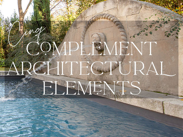 Create a French garden with architecture elements