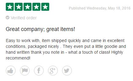 Chez Pluie Trustpilot review