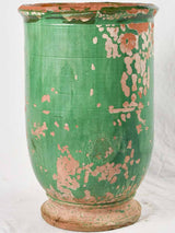 Large olive jar from Tournac - green 30¼"