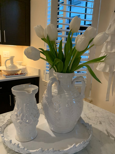 Emille Tessier pitcher and vase