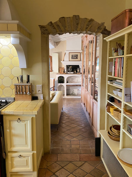 Kitchen at Chanteduc - home to Patricia Wells in Provence