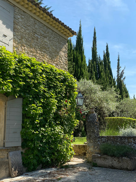 French garden in Provence farmhouse