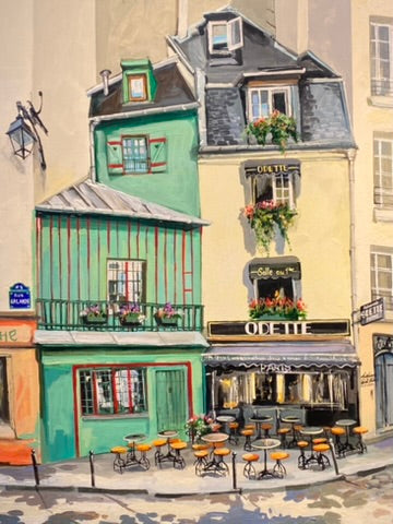 Odette Paris painting