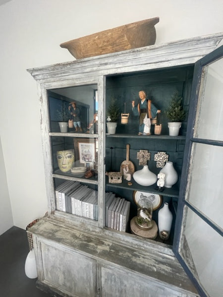 Antique French vitrine