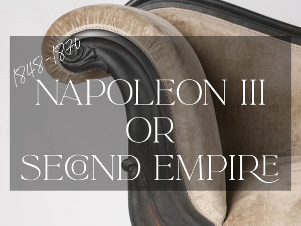 Napoleon III period French furniture