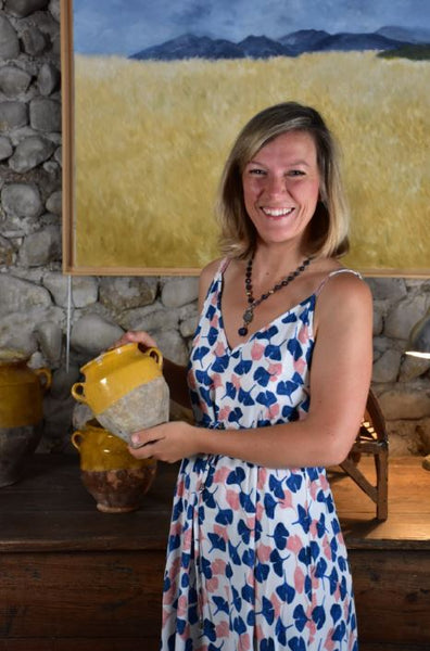 Susannah Cameron Chez Pluie Provence founder - pottery obsessed confit pots