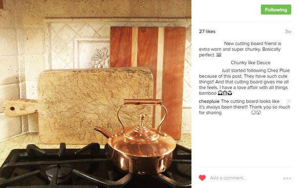 Chez Pluie customer review on instagram