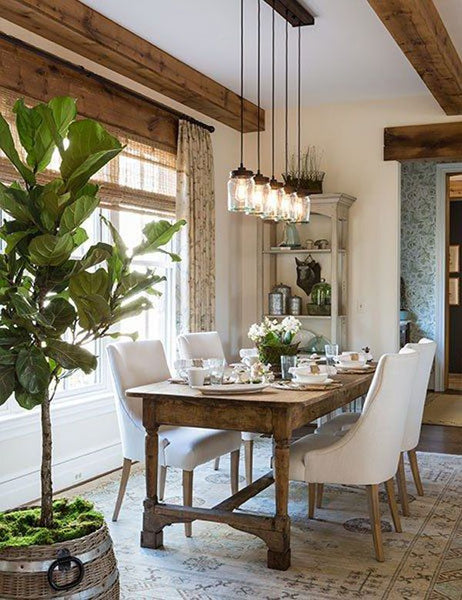7 Beautiful Ways To Decorate With Your Rustic Farmhouse Table