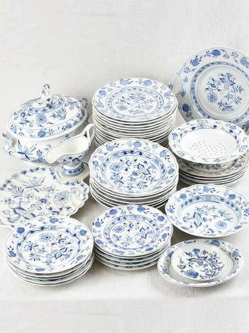 German meissen oignon blue dinner service set