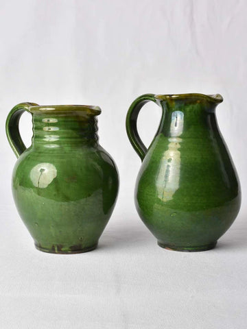 Green pitchers from Aubagne