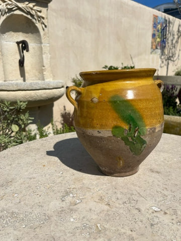 Antique French confit pot