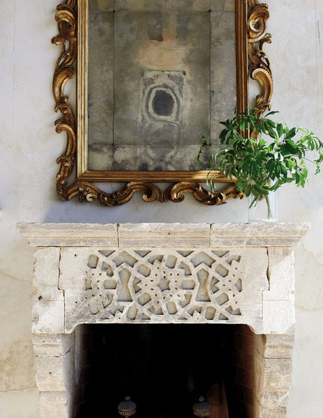 French mirror on fire place mantle buy mirror from france fast delivery