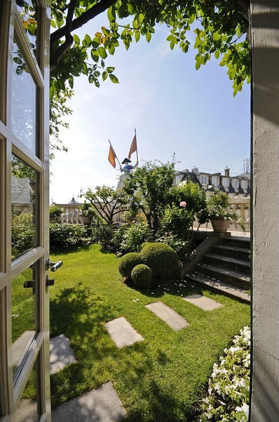 Rooftop garden in Paris at Hermes