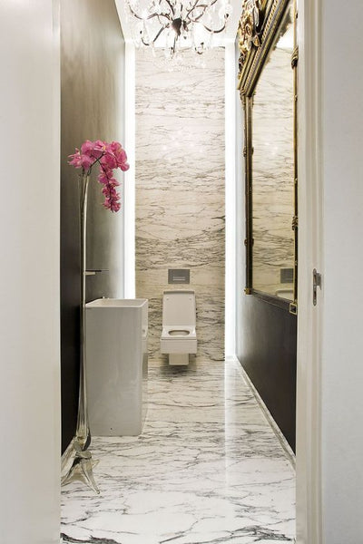 Luxury powder room choose the perfect mirror for powderroom fast shipping