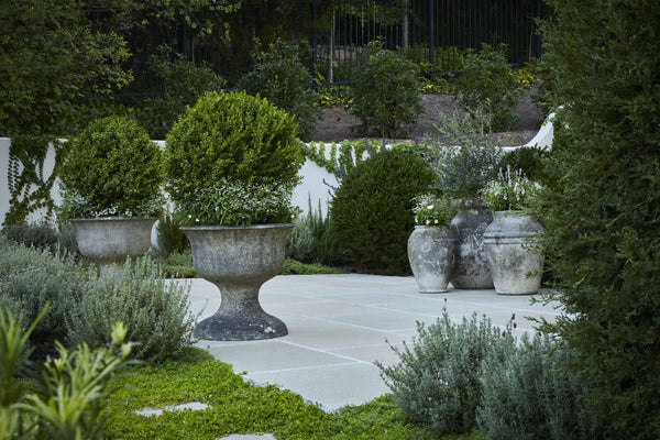 Vintage Willy Guhl planters French garden design