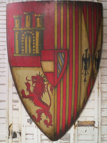 Family crest shield spanish austrian