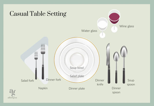 Informal table setting