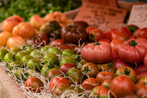 French farmers market produce