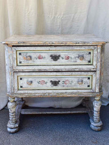 European Hand Painted Antique Dresser