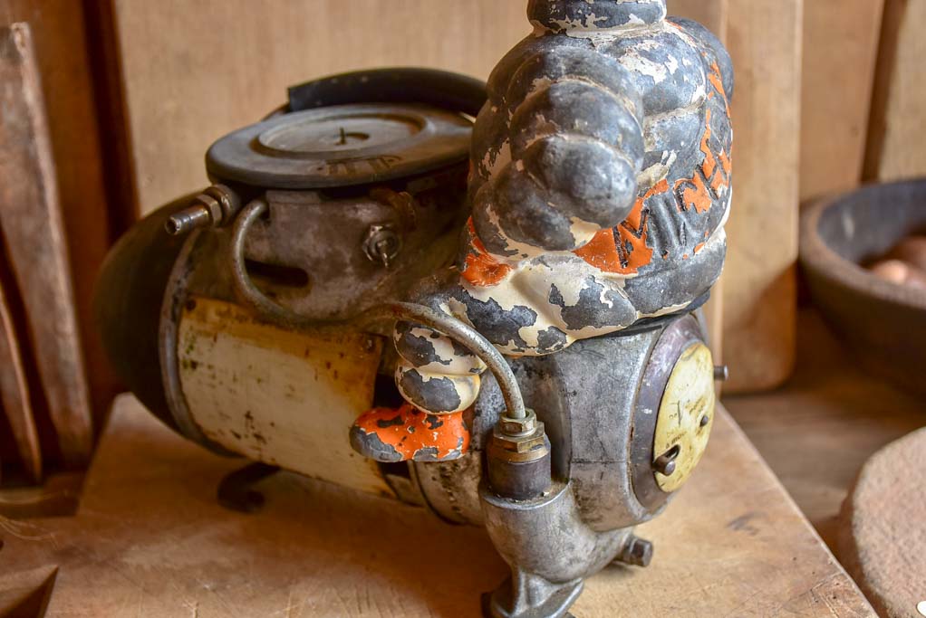 Antique French Michelin air compressor, 1920&#039;s 110v