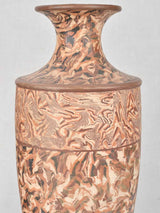 Pair of antique Pichon vases with matte finish 14¼"