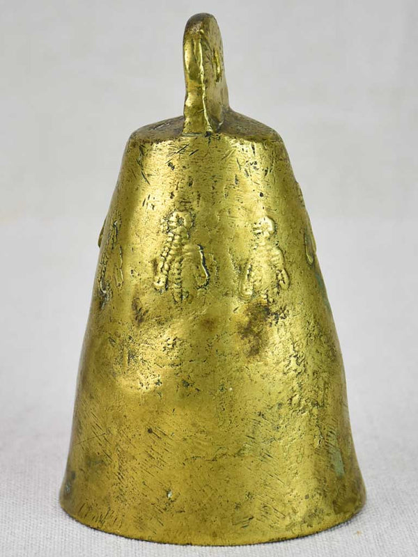 Large Antiqued Brass Cowbell Second – BrassBell
