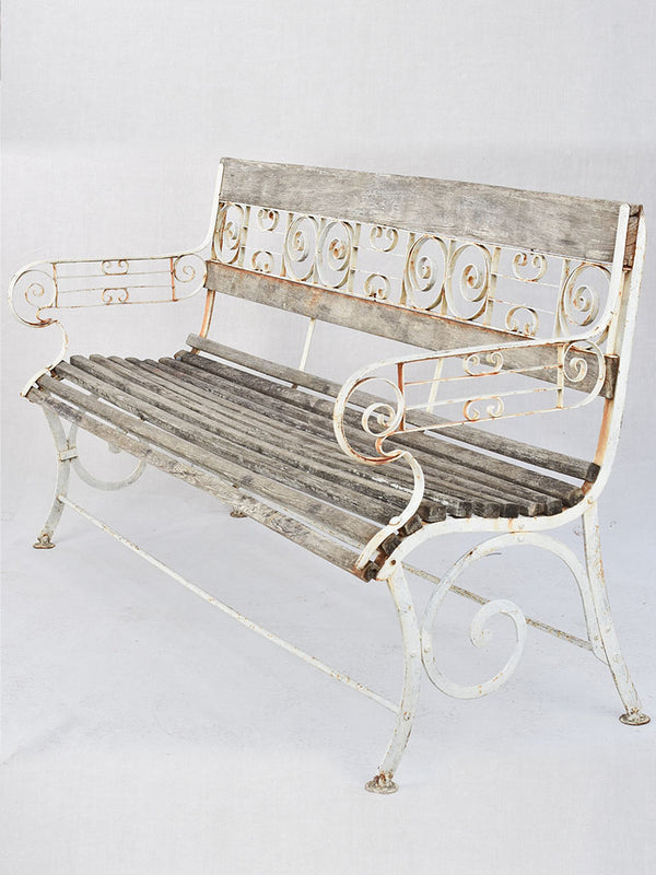 antique wrought iron garden chairs