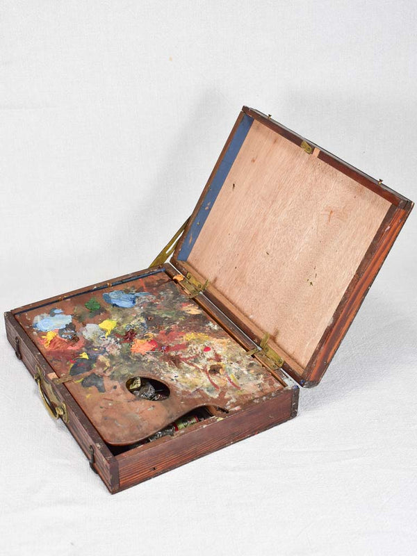 Antique French artist's paint box – Chez Pluie