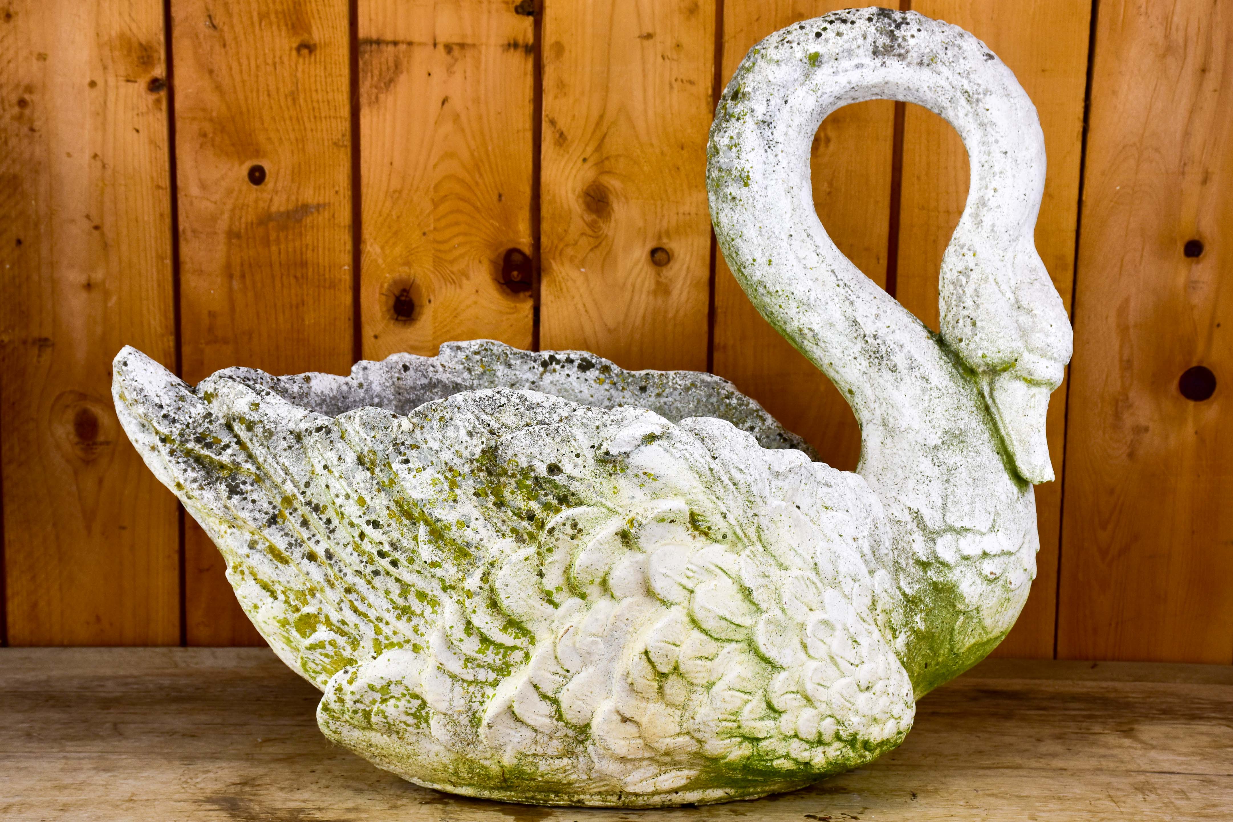 Large French swan garden planter - 1950's – Chez Pluie