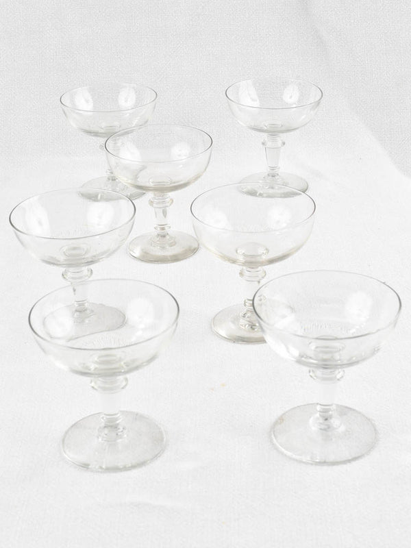 Vintage 1950s French Champagne Coupe Glasses - Set of 12 – In The