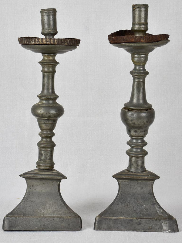 Collections of 'rat de cave' spiral Candlesticks - 18th century