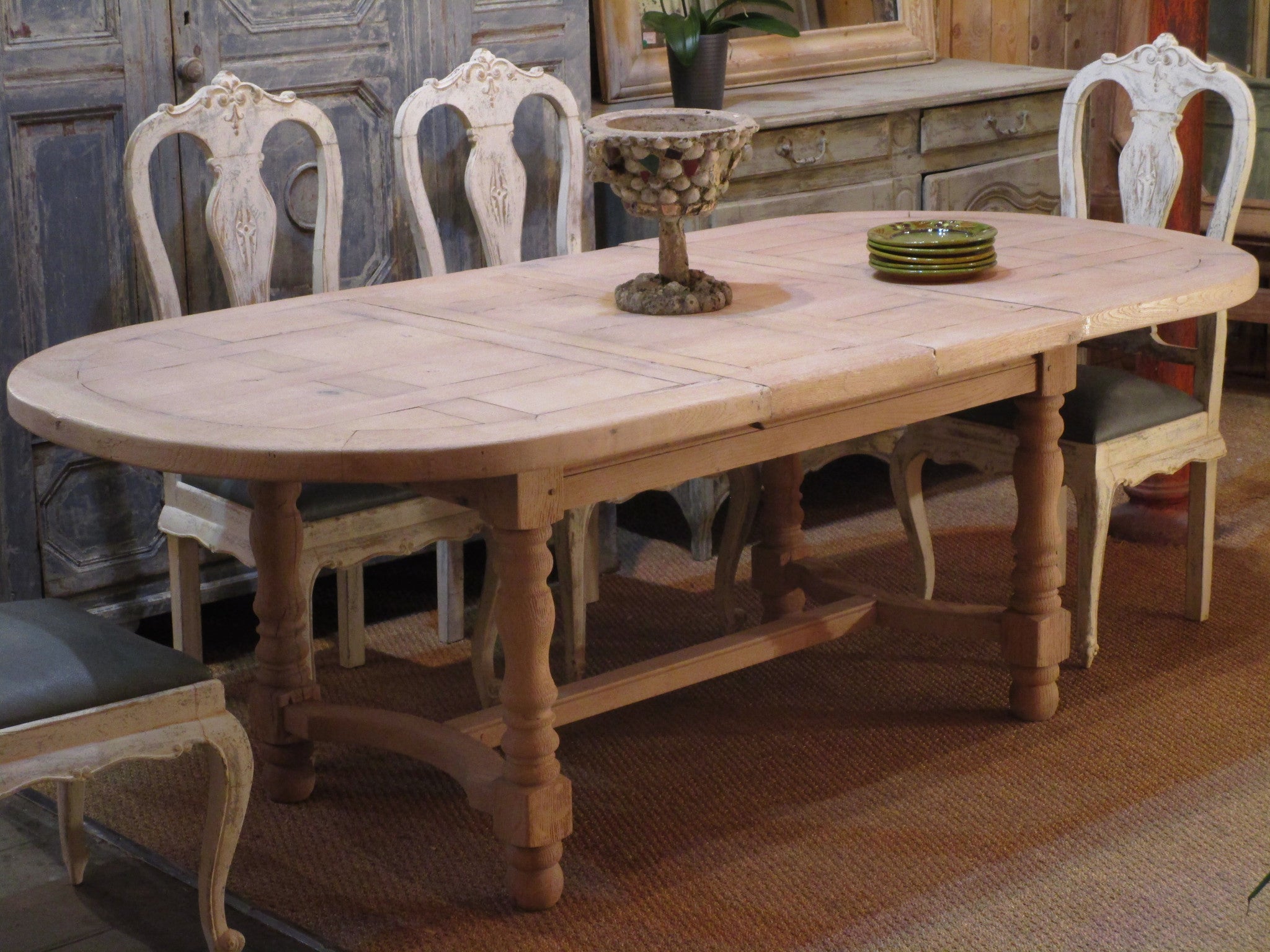french oval dining room table