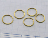 Open jump ring 18.5mm 15 gauge( 1,5mm)US4 3/4 raw brass jumpring JR18515-80 2111