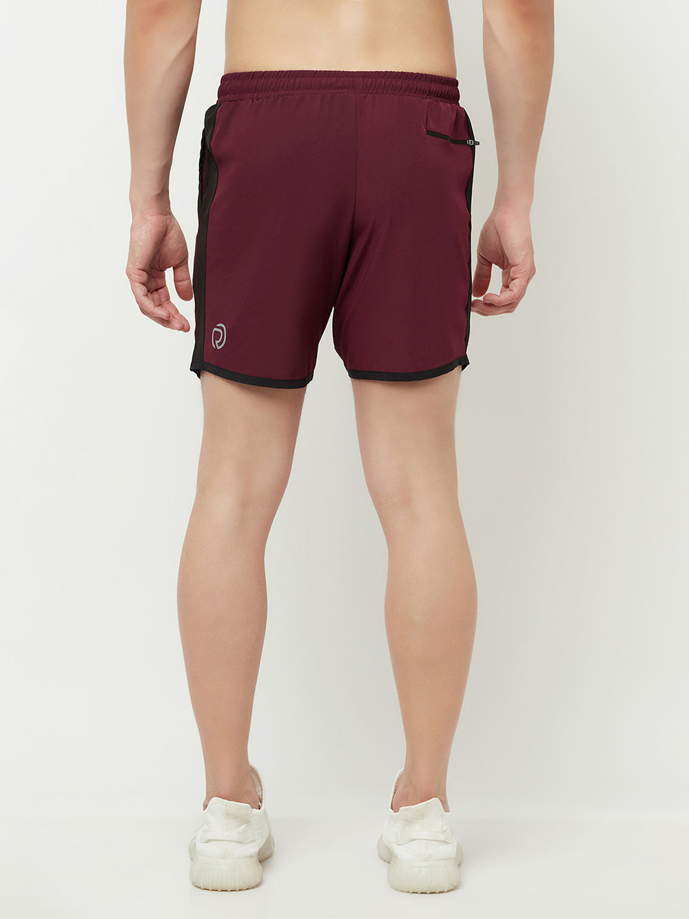 Women's Sports Shorts with Phone Pocket- Navy Printed TRUEREVO™