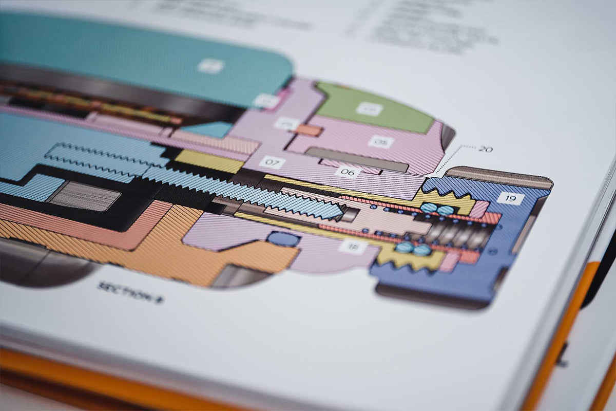 Technical detail of a watch construction