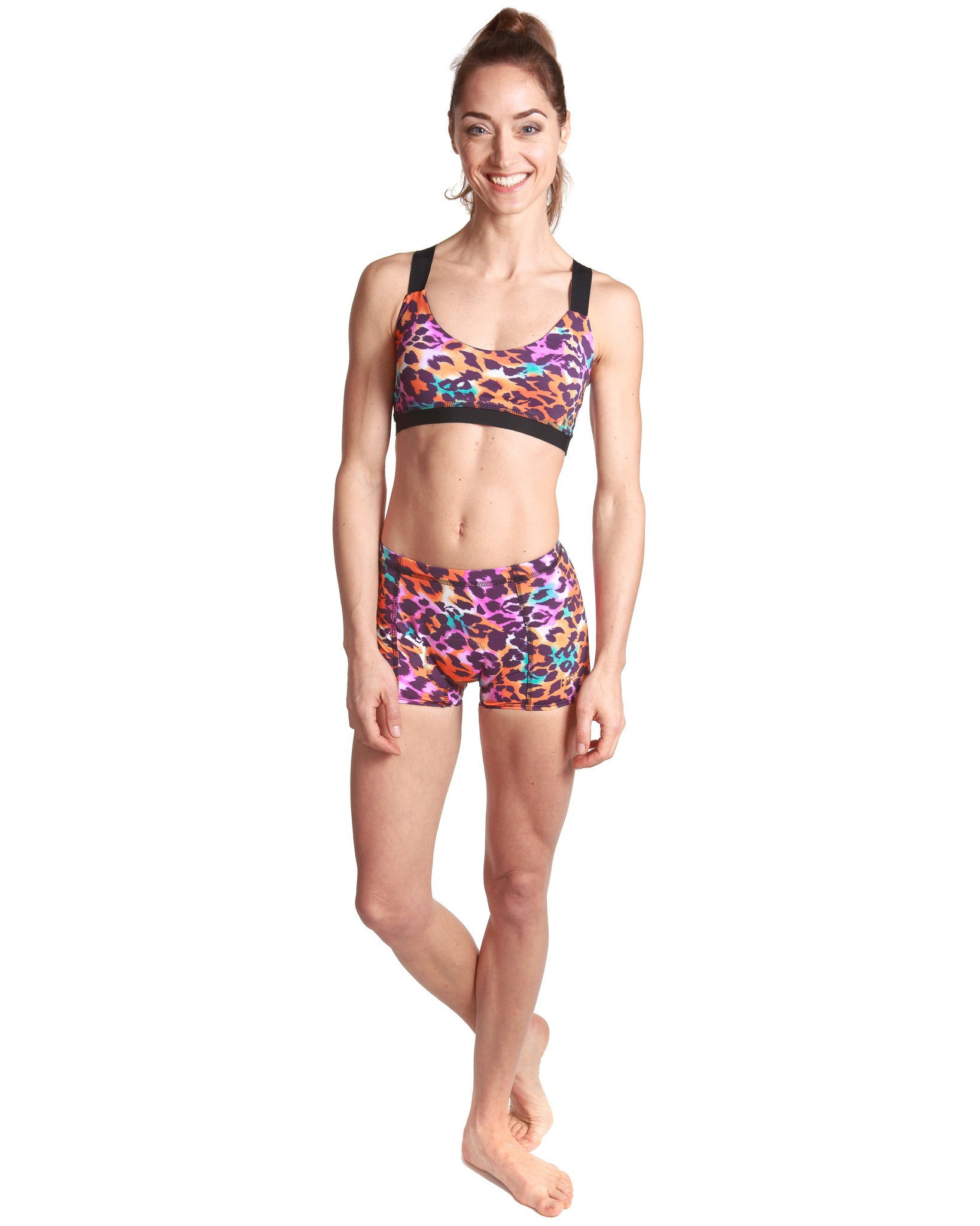 Padded cycling underwear for women - Leopard print - High performance and extra  comfort cycling hotpants - Wear for spinning, road cycling and MTB﻿ - LPRD