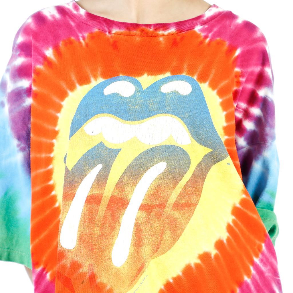 rolling stones tie dye sweatshirt