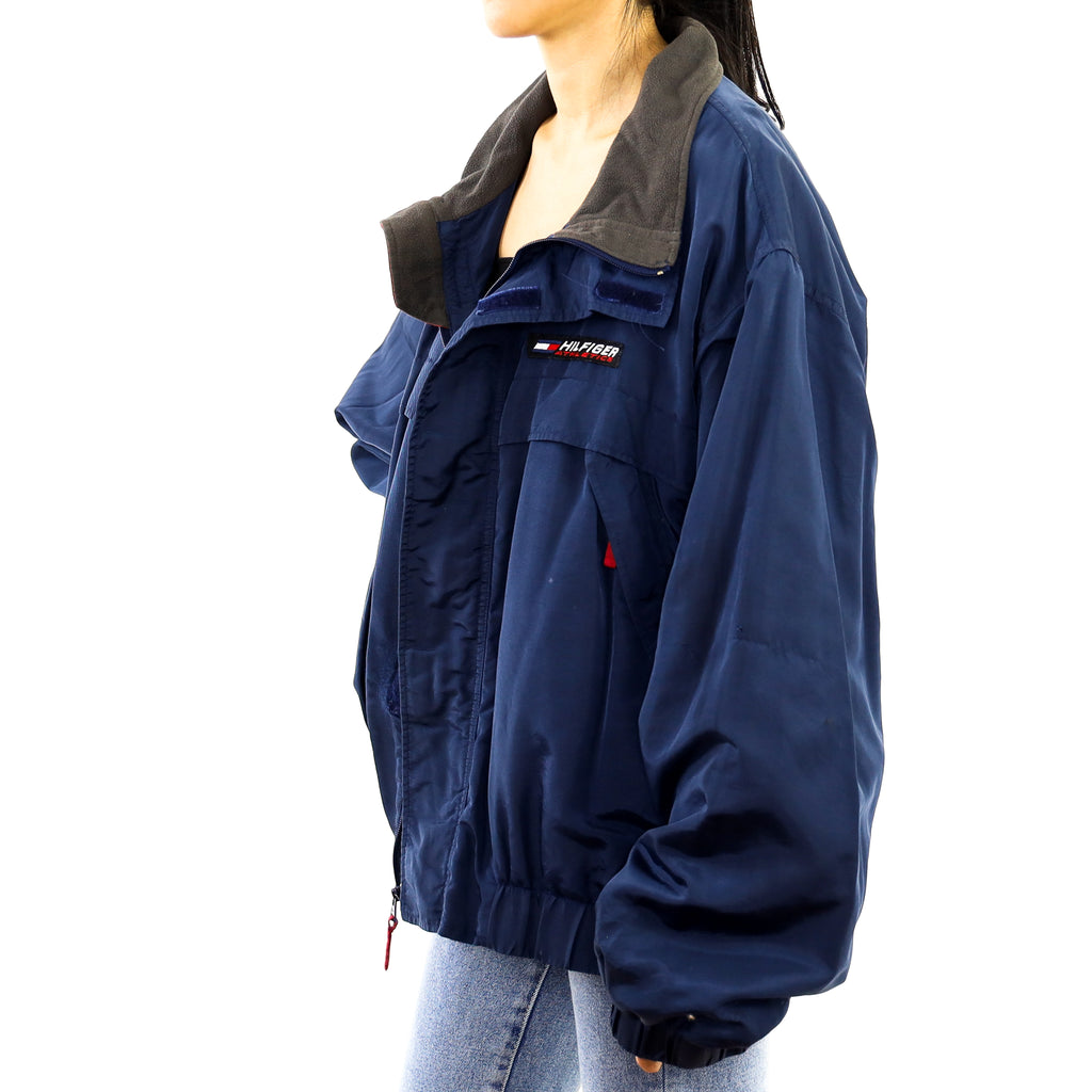 navy blue hilfiger jacket