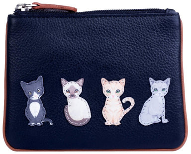 Mala Leather Lounging Beau Frappe Cat & Dog Coin Purse — Purrfect