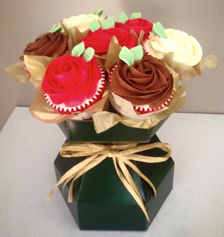 Cupcake Bouquet Box - Natural Kraft - www ...