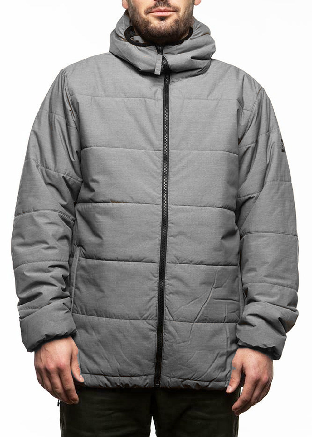 686 Warmix Puffy Jacket 10k Snowboard Ski Jacket Grey Men XL | Winter ...