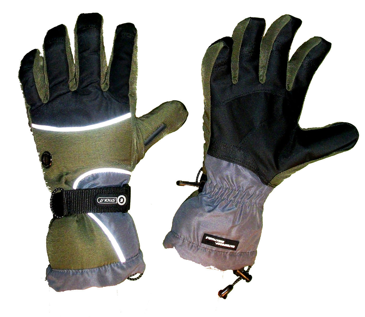 brown snowboard gloves