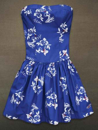 hollister blue dress