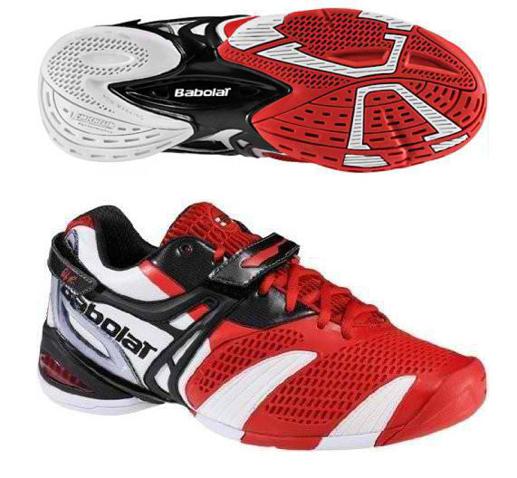 Babolat Propulse 3 Mens Size 14 Tennis Shoes Red/White/Grey Andy Roddi | Winter Warehouse