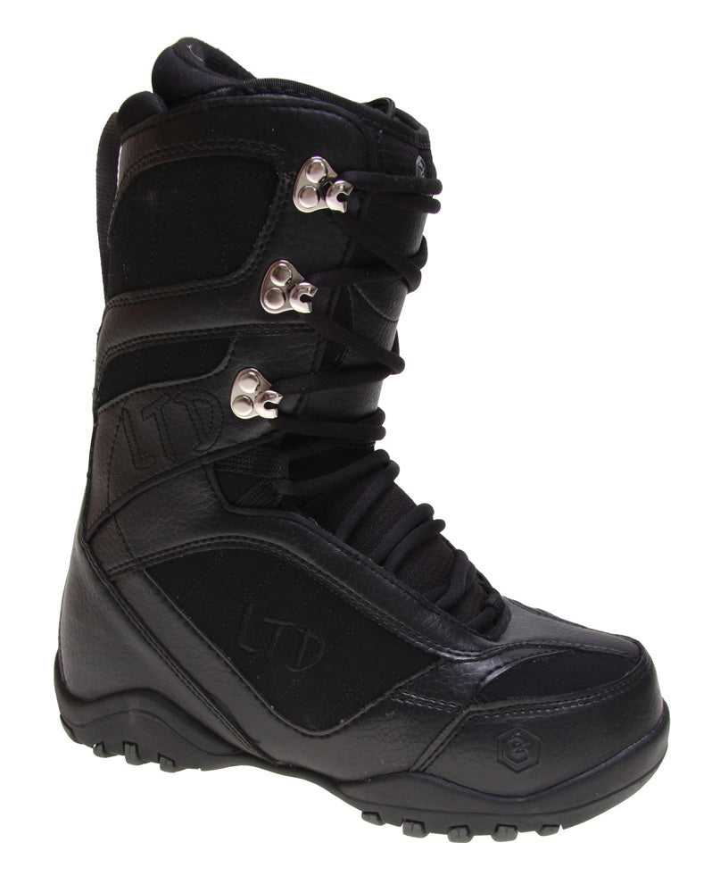 boys black boots size 2