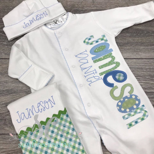 baby boy coming home outfit summer