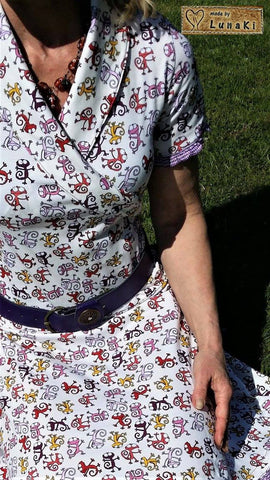 eBook - Lillith - Kleid - Shirt - Nähen für Damen - Zwergnase Design - Schnittmuster - Kragen - Glückpunkt.